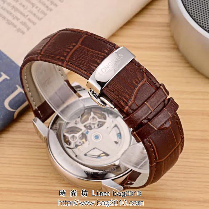 LONGINES浪琴 新品上市恒動雙飛輪 精品男士腕表 WSS1696
